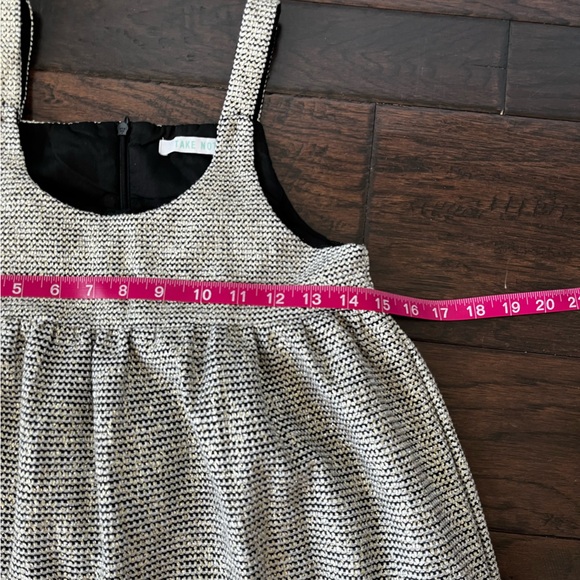 Take Note Metallic Tweed Ruffled Jumper; Size 14 - Picture 8 of 12